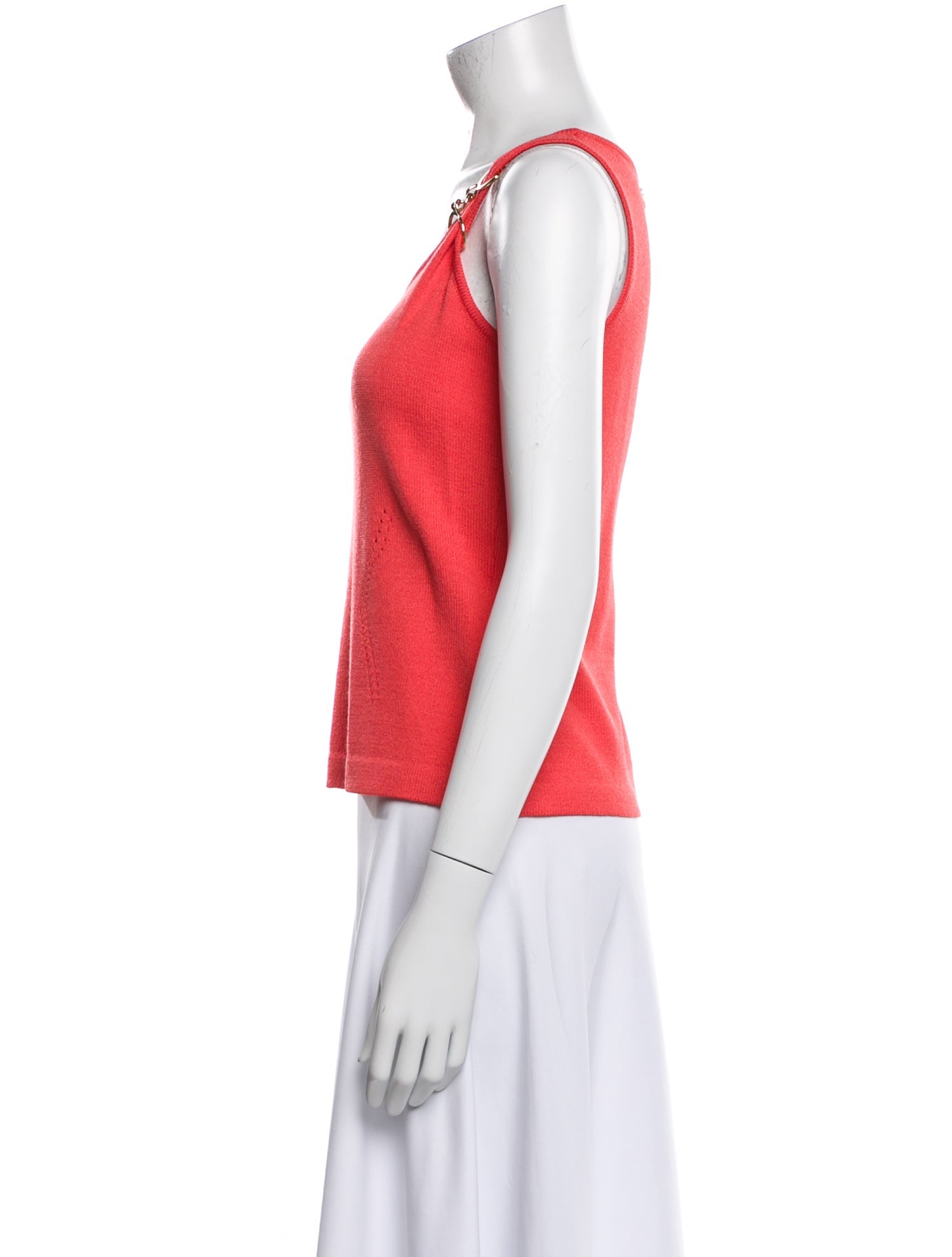 St. John Sport Wool Scoop Neck Sweater