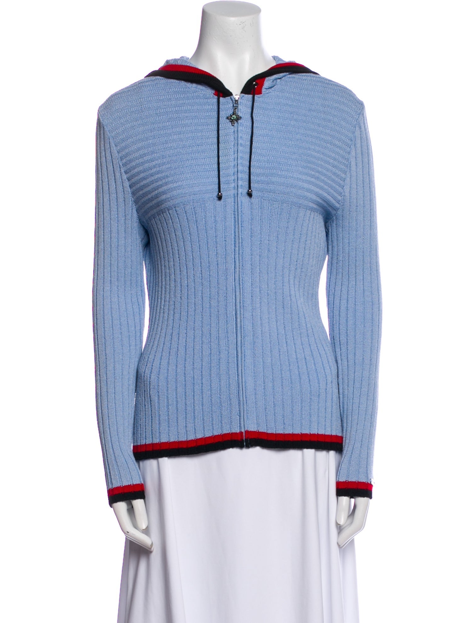 St. John Sport Wool Striped Jacket