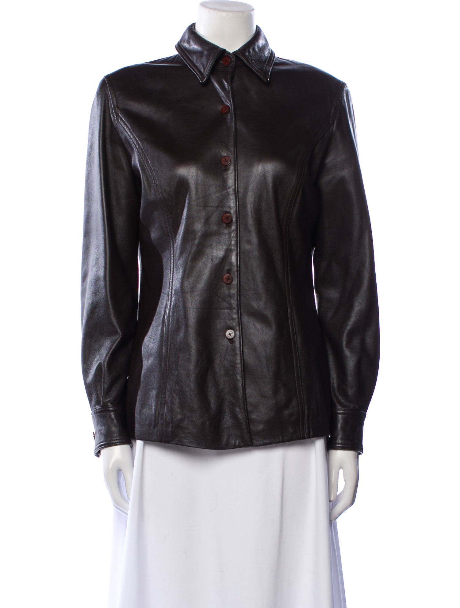 St. John Sport Lamb Leather Jacket