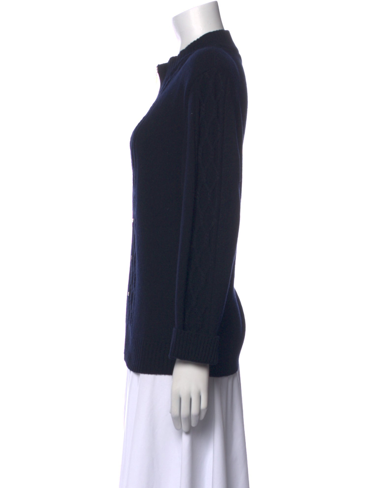 St. John Sport Cashmere Mock Neck Sweater
