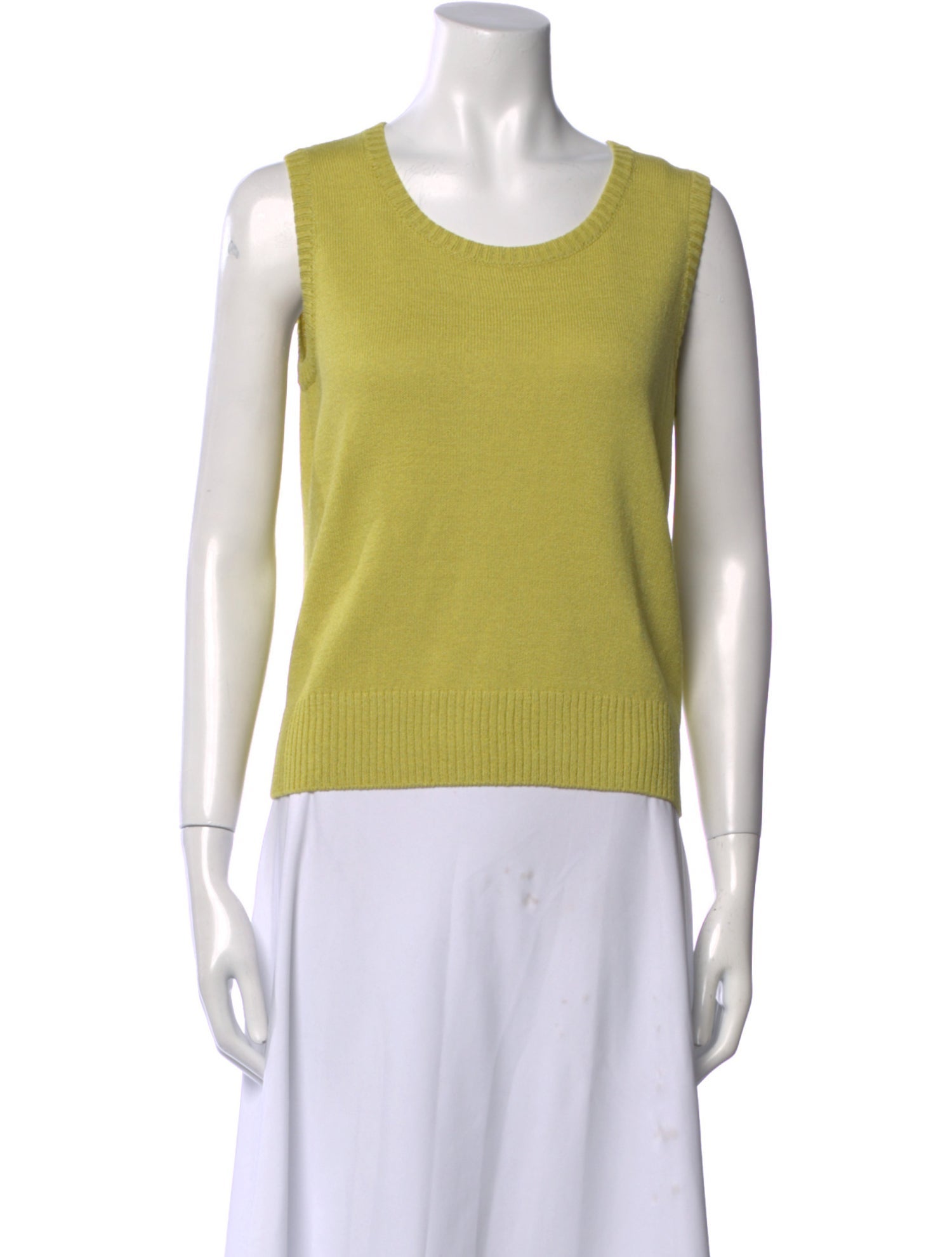 St. John Sport Wool Scoop Neck Top
