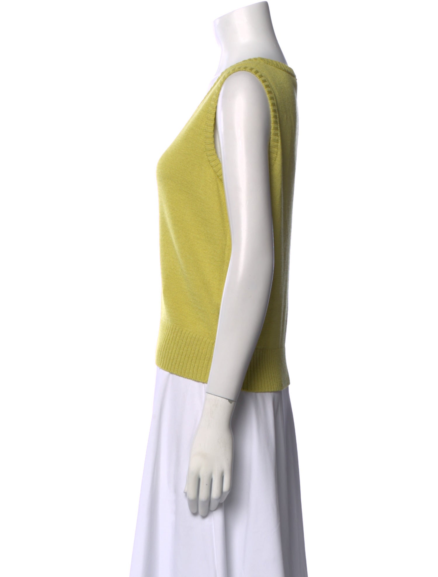 St. John Sport Wool Scoop Neck Top