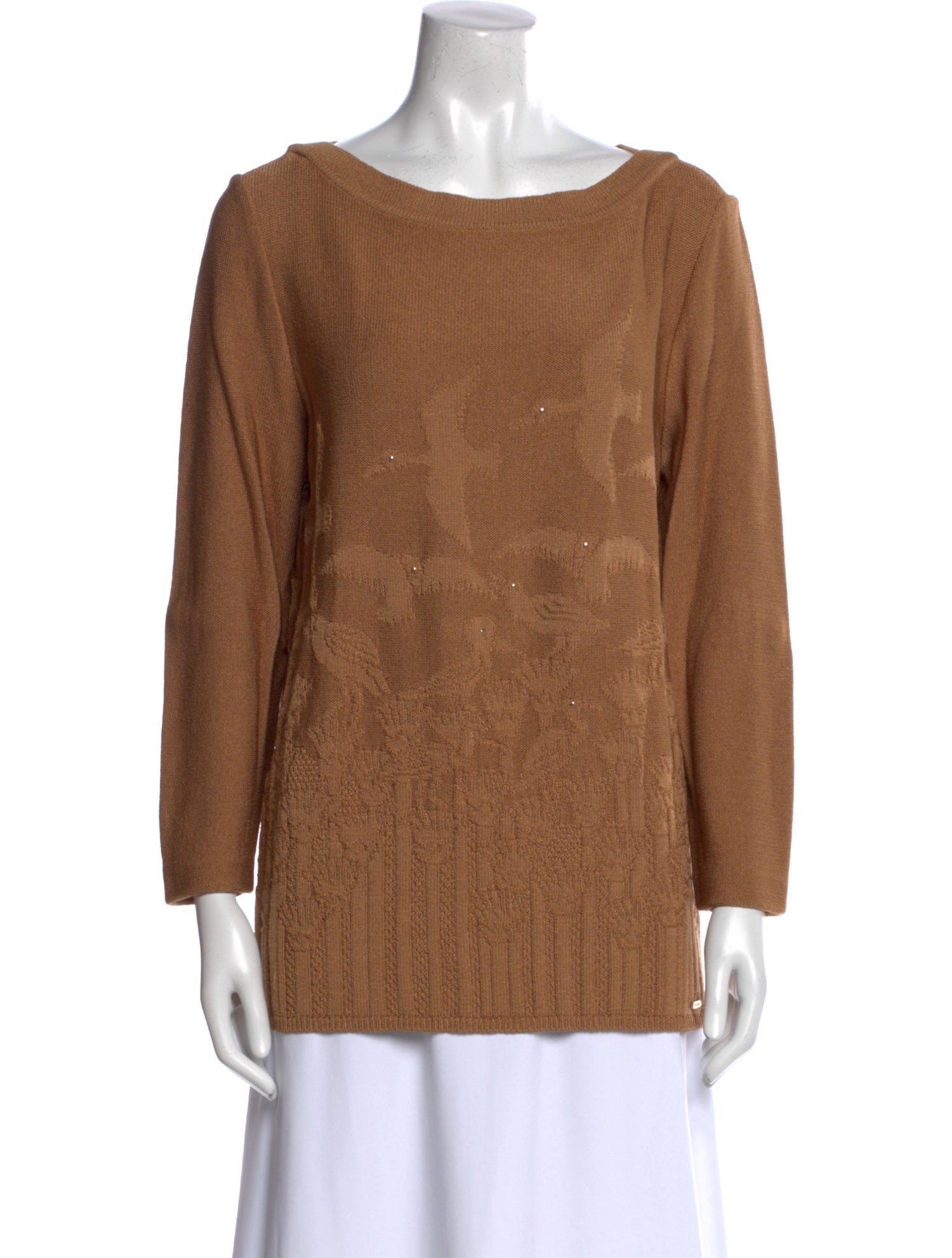 St. John Sport Bateau Neckline Sweater