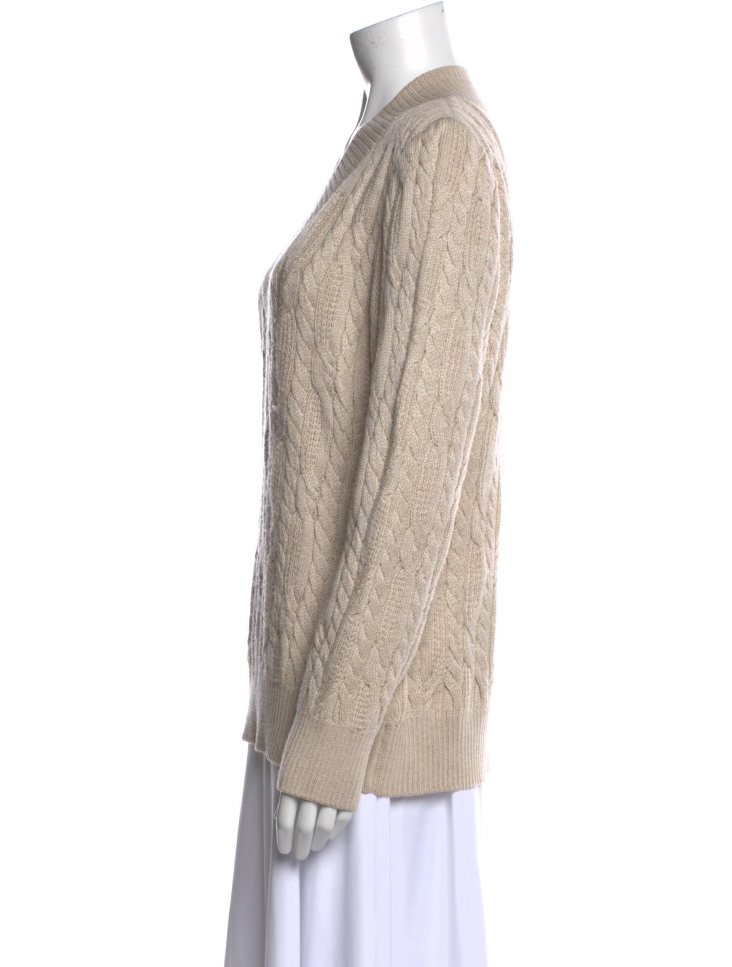 St. John Sport Wool V-Neck Sweater