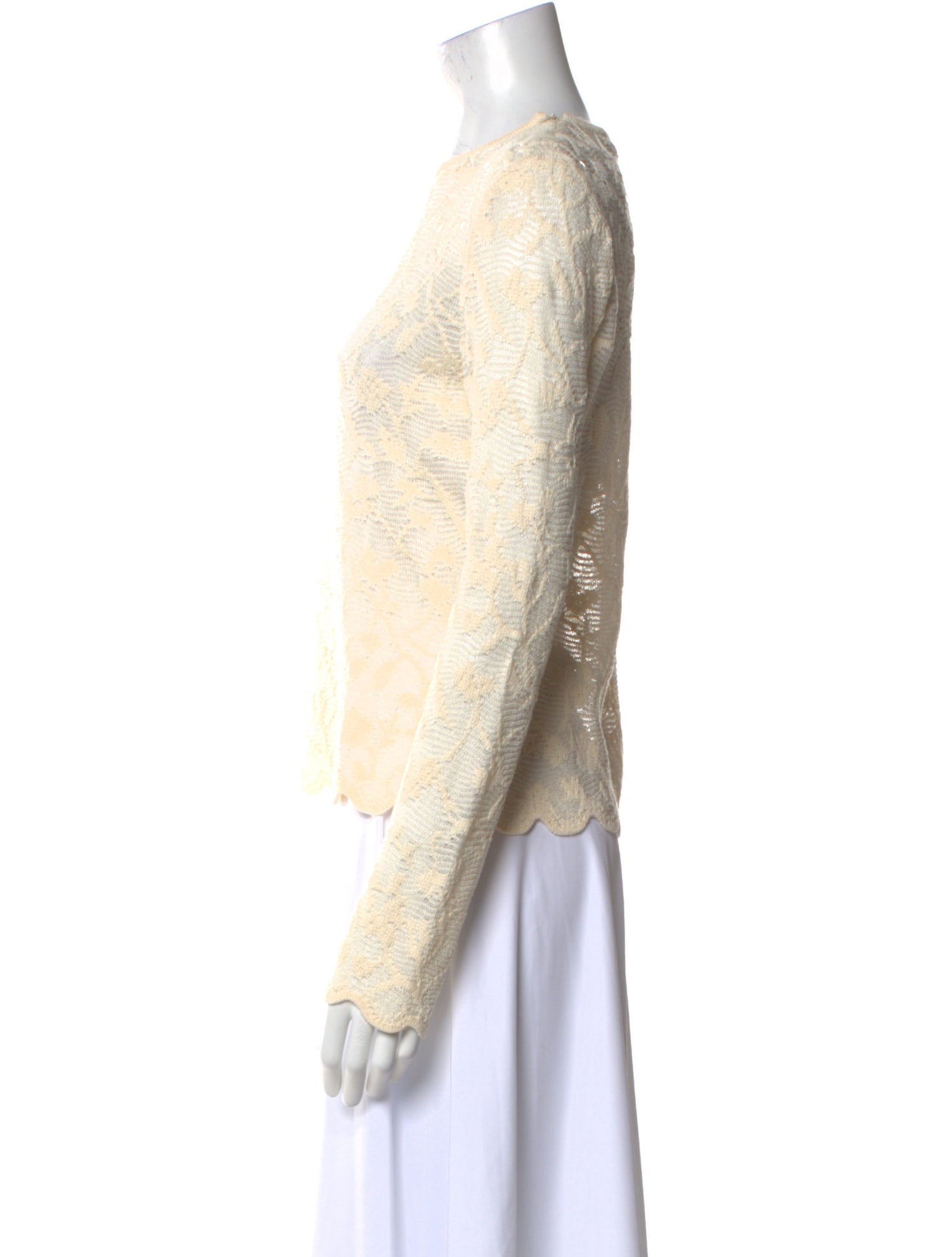 St. John Sport Wool Crew Neck Sweater