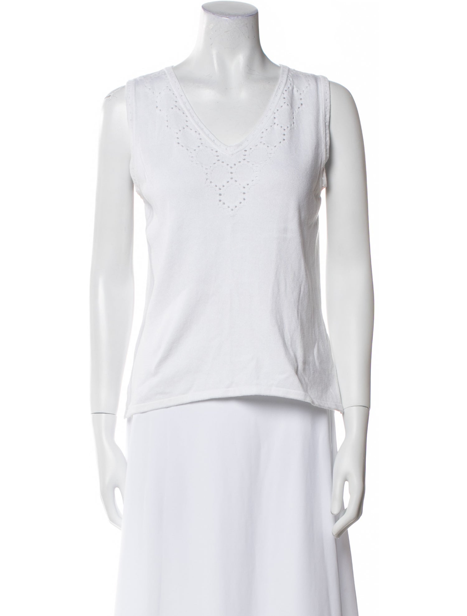 St. John Sport V-Neck Sweater