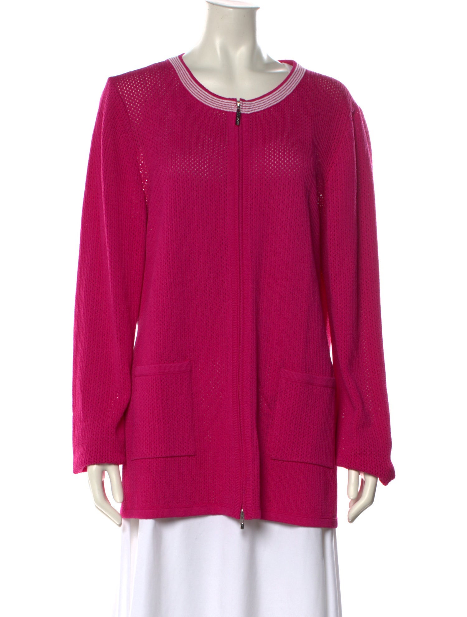 St. John Sport Wool Scoop Neck Sweater