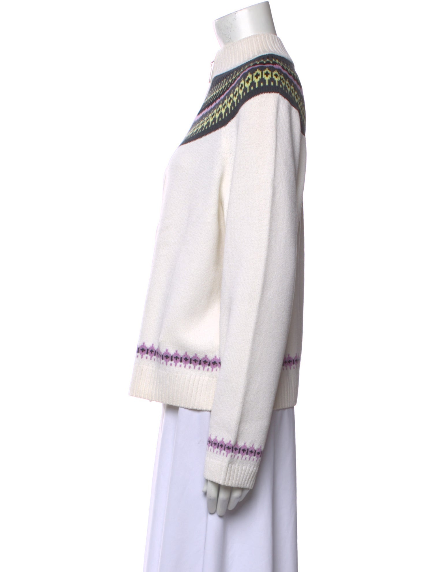 St. John Sport Wool Striped Sweater