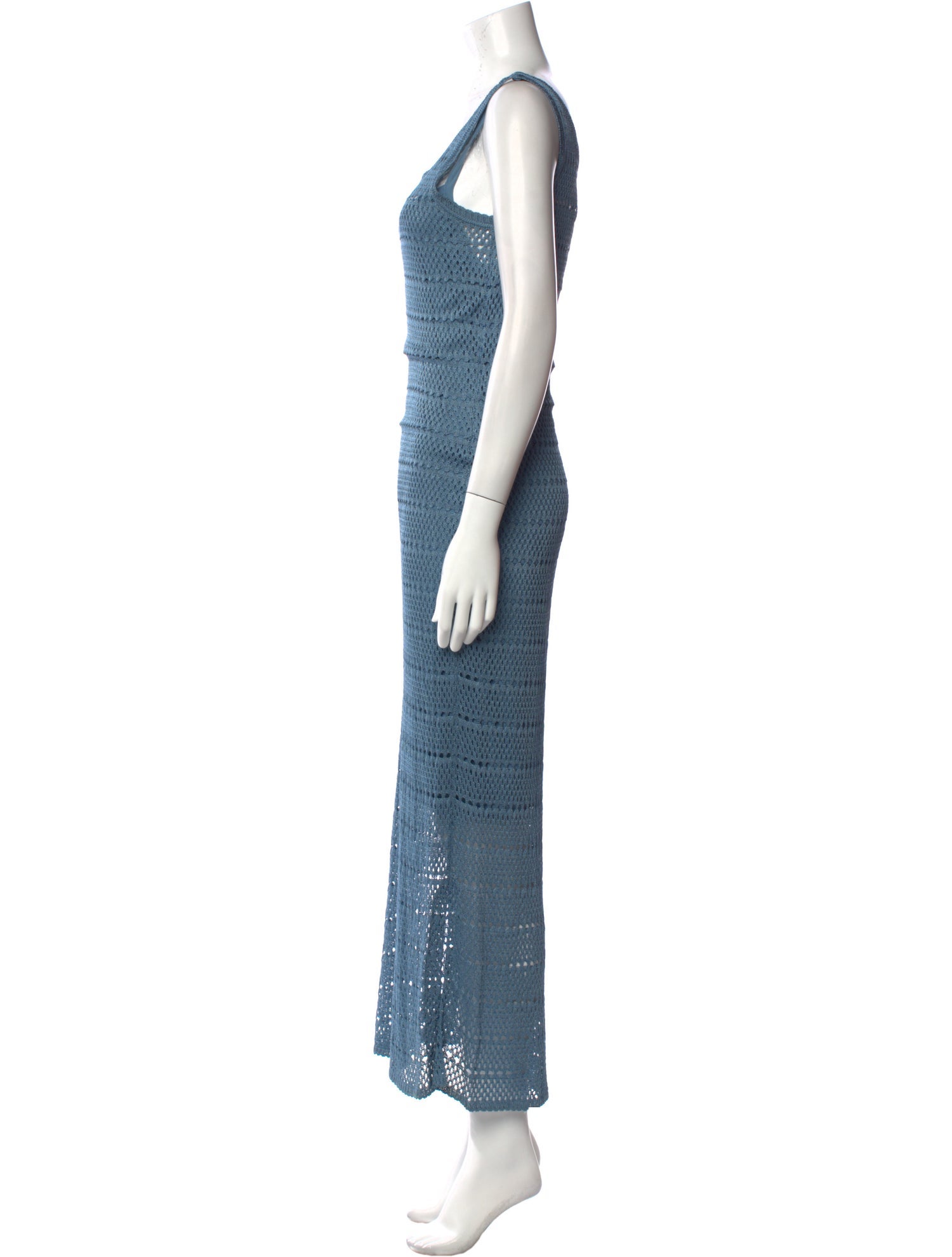 St. John Sport Scoop Neck Long Dress