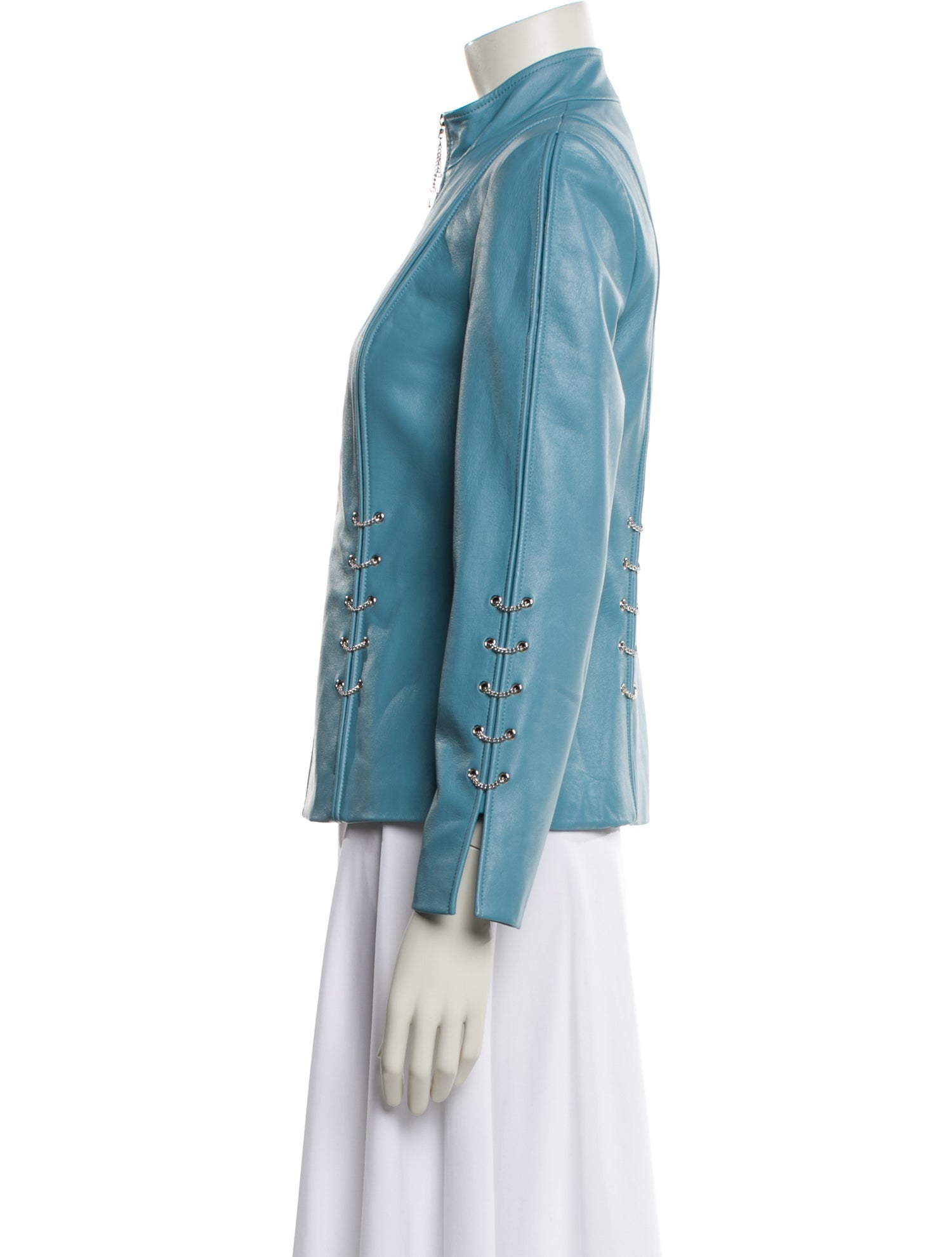 St. John Sport Leather Jacket