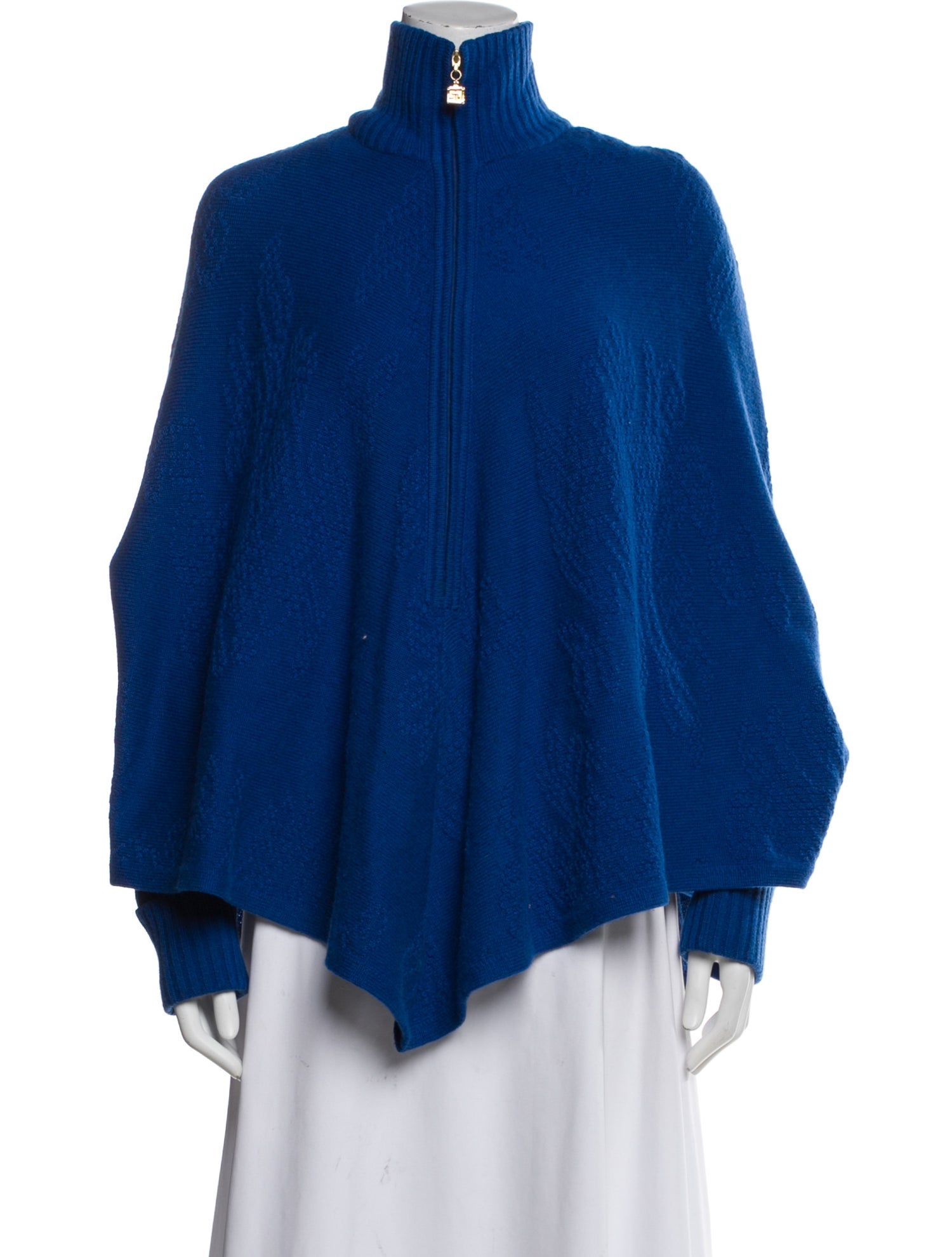 St. John Sport Cashmere Mock Neck Sweater