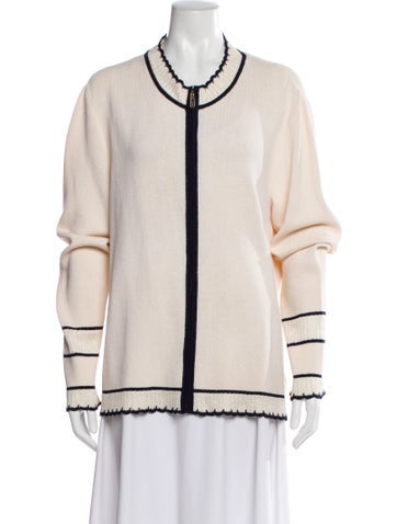 Pre-owned St John Wool Bomber Jacket In Neutral