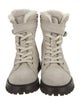 St. Moritz Suede Combat Boots