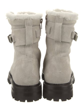 St. Moritz Suede Combat Boots