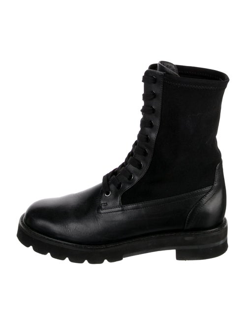 Stuart Lamprell Leather Combat Boots