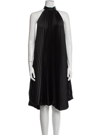 STYLAND Mock Neck Midi Length Dress