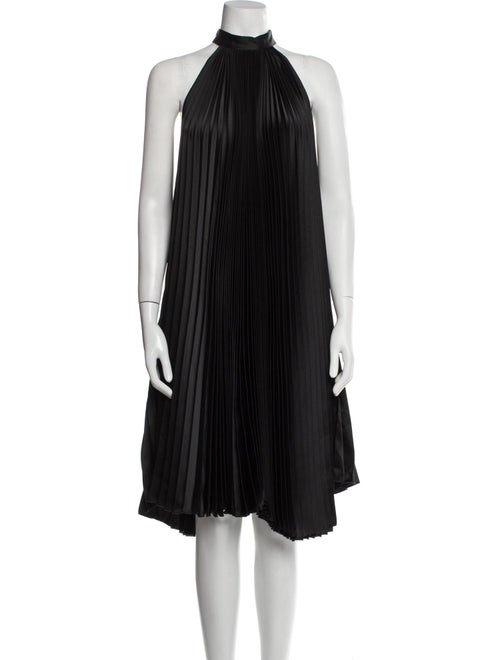 STYLAND Mock Neck Midi Length Dress