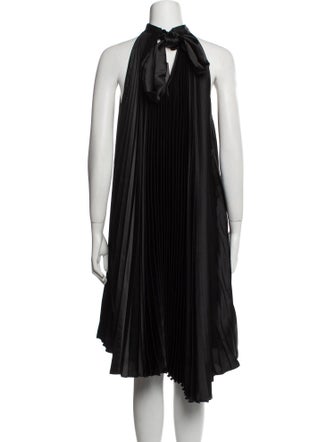 STYLAND Mock Neck Midi Length Dress