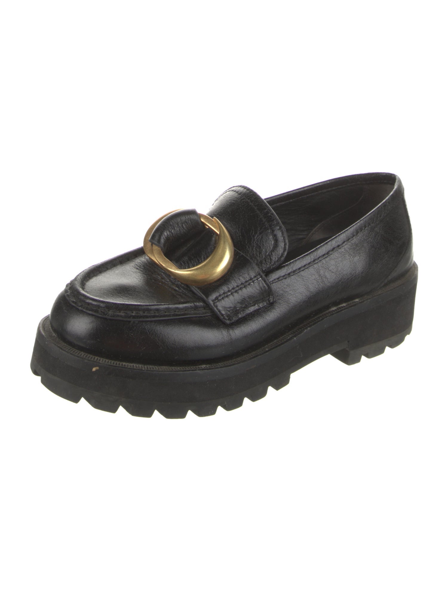Stella Luna Leather Loafers