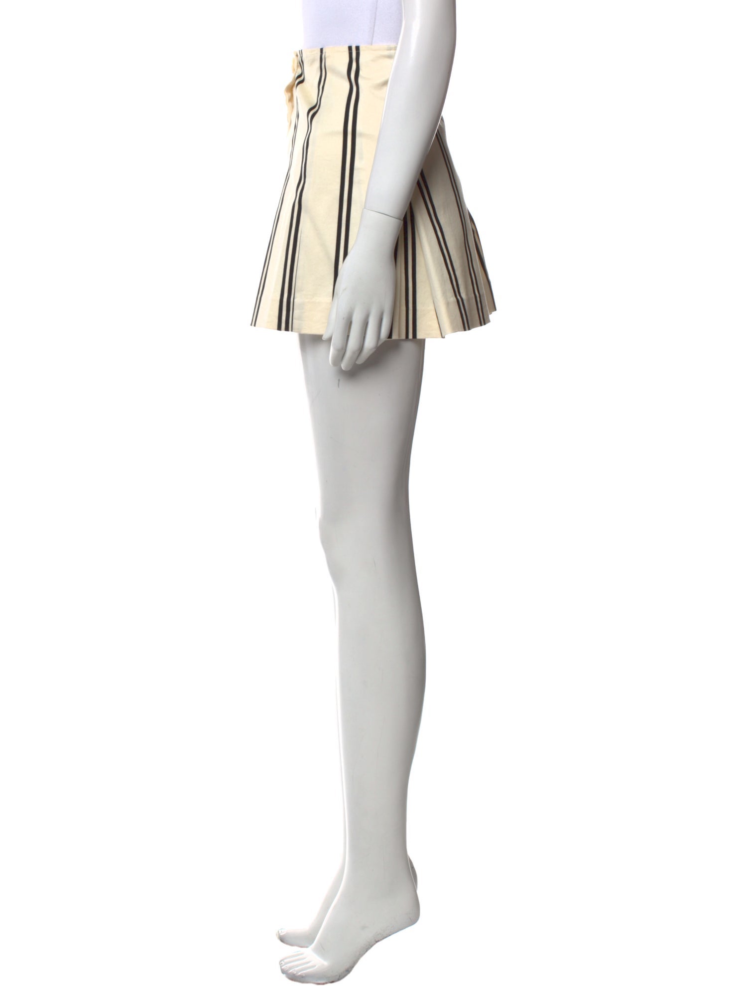 Stella Luna Striped Mini Skirt