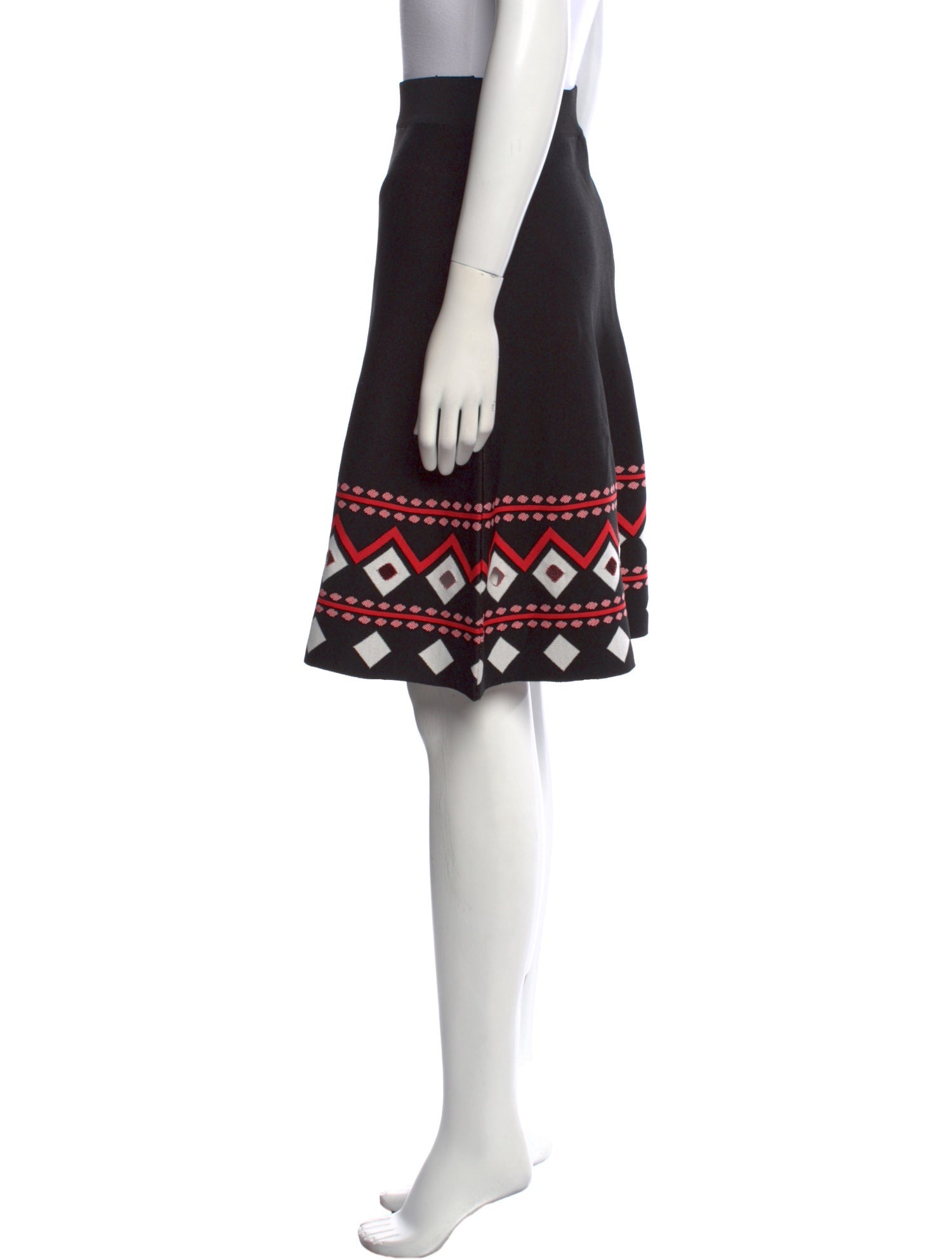 Stella Luna Graphic Print Knee-Length Skirt
