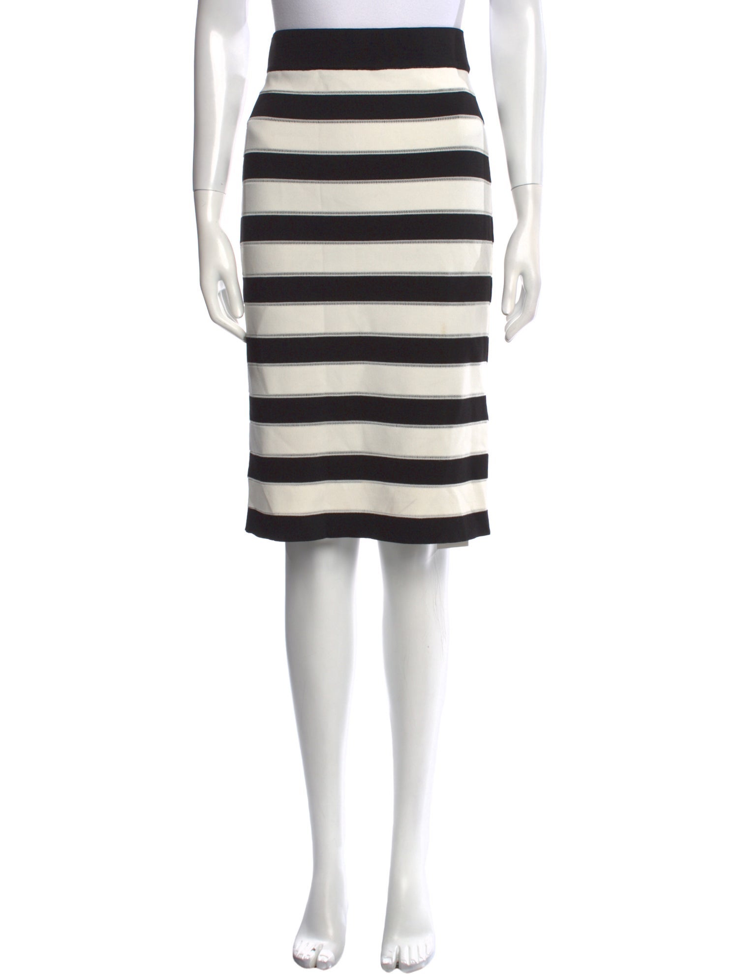 Stella Luna Striped Knee-Length Skirt