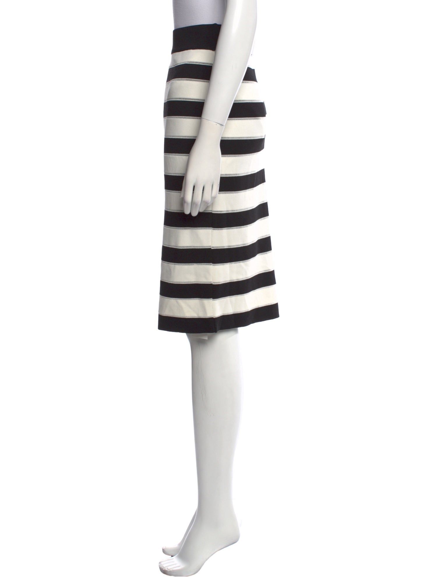 Stella Luna Striped Knee-Length Skirt