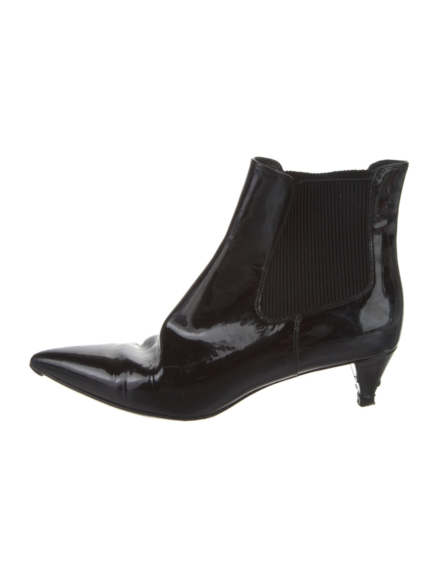 Stella Luna Patent Leather Chelsea Boots