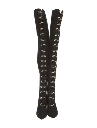 Stella Luna Suede Lace-Up Boots