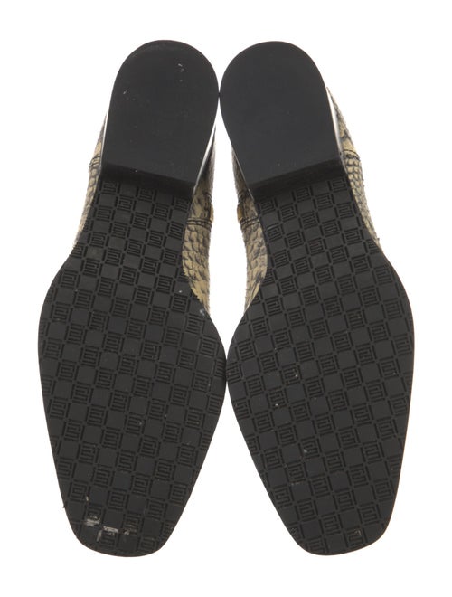 Stella Luna Leather Animal Print Moto Boots