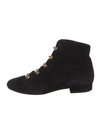Stella Luna Suede Lace-Up Boots