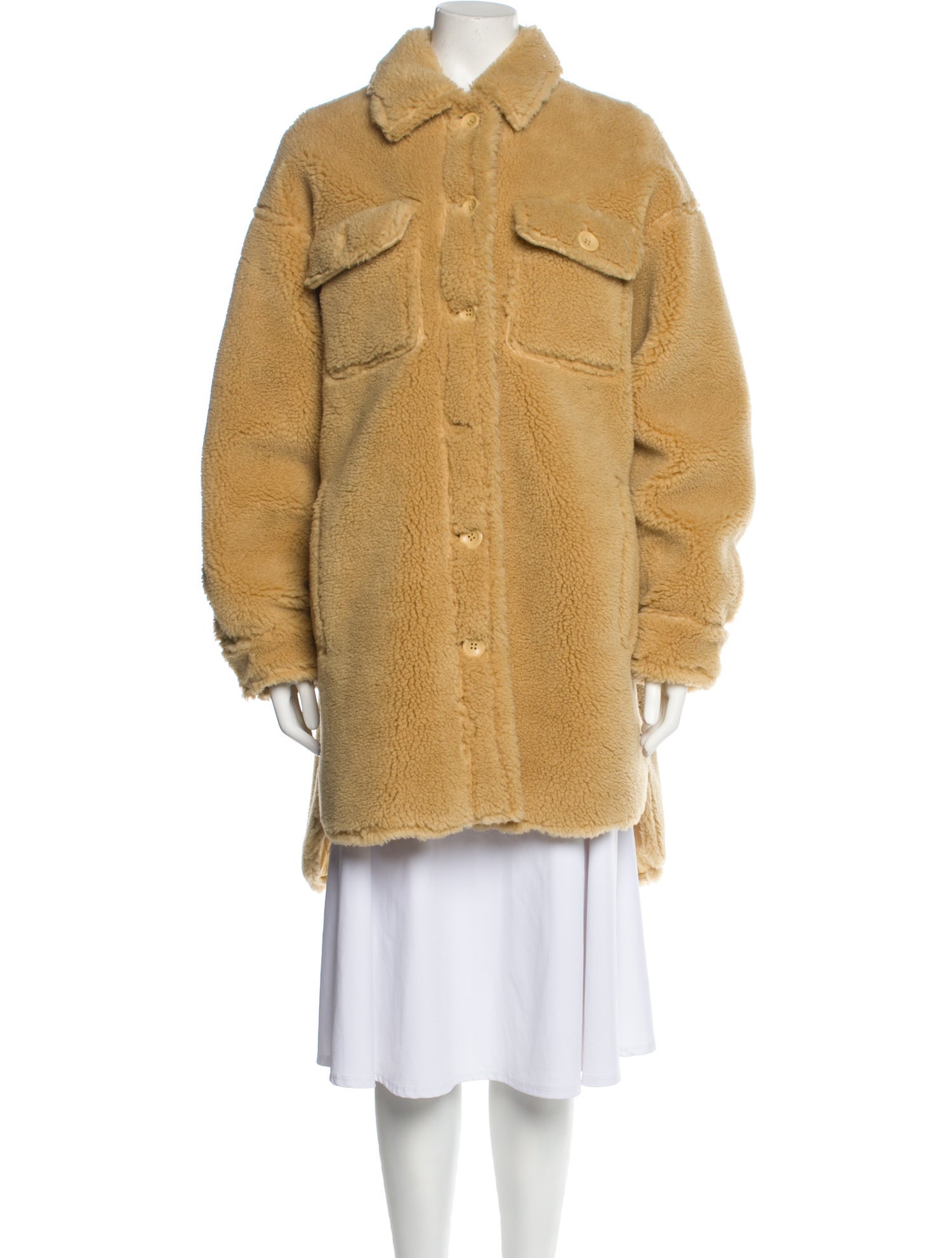 STAND STUDIO Faux Fur Coat