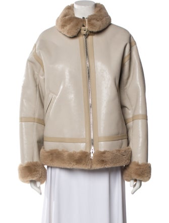 STAND STUDIO Faux Fur Coat