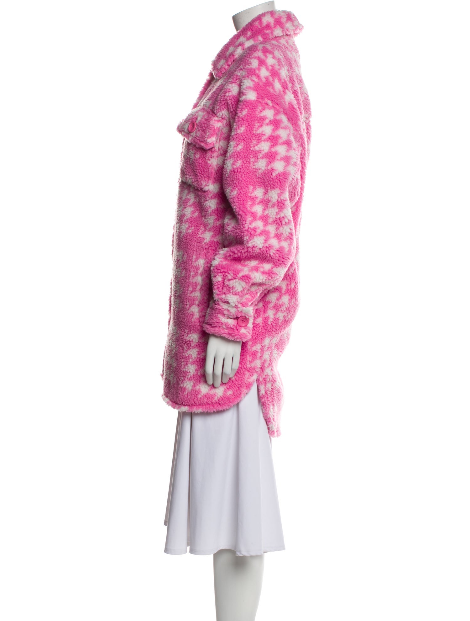 STAND STUDIO Houndstooth Print Coat w/ Tags