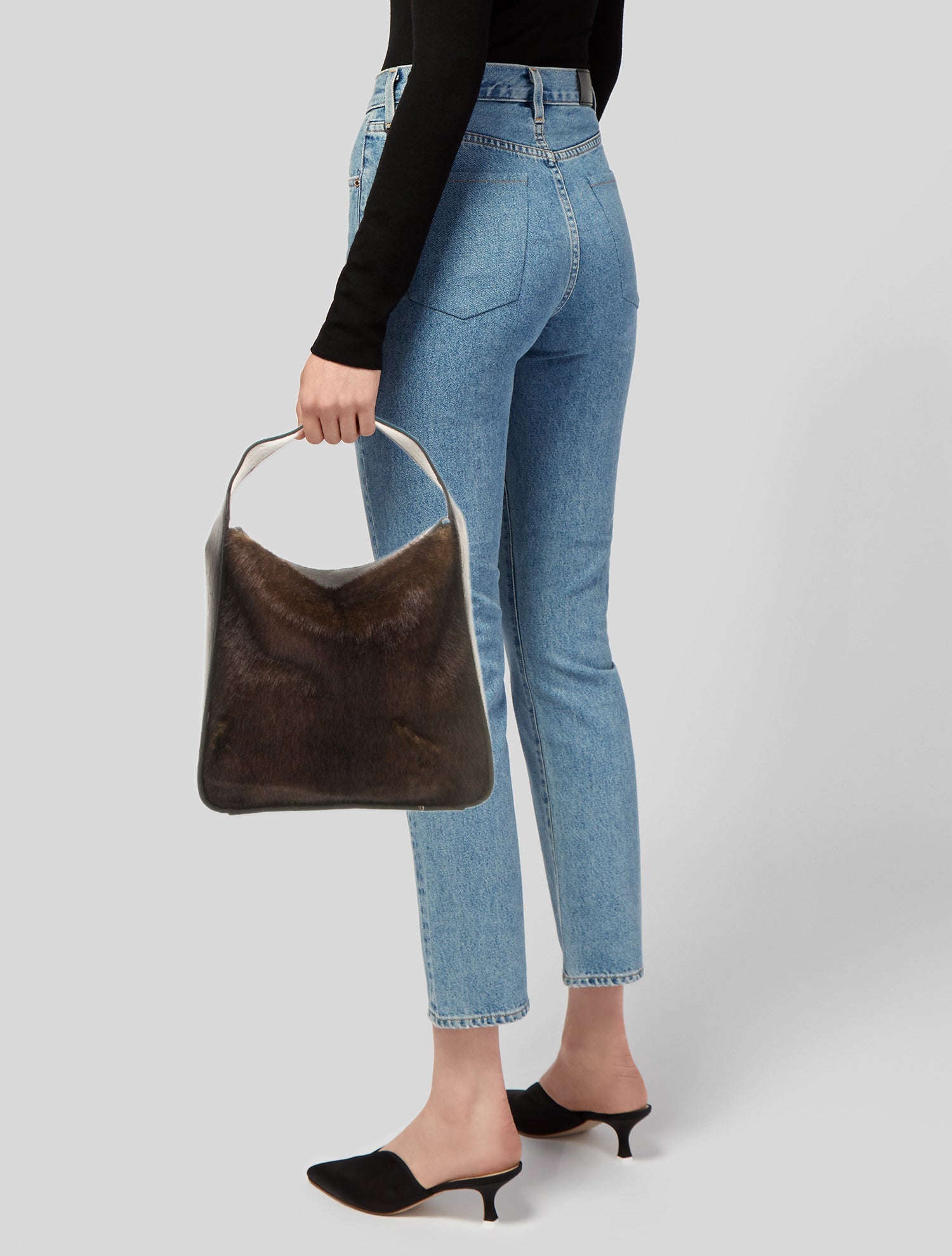 STAND STUDIO Ponyhair Hobo