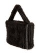 STAND STUDIO Fur Top Handle Bag
