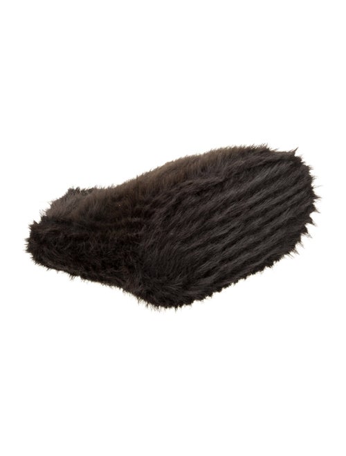 STAND STUDIO Fur Top Handle Bag