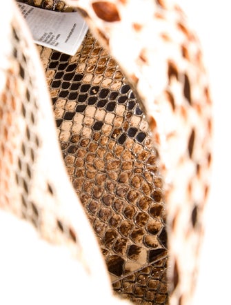 STAND STUDIO Embossed Leather Top Handle Bag