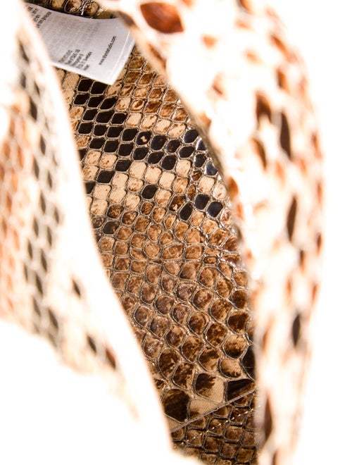 STAND STUDIO Embossed Leather Top Handle Bag