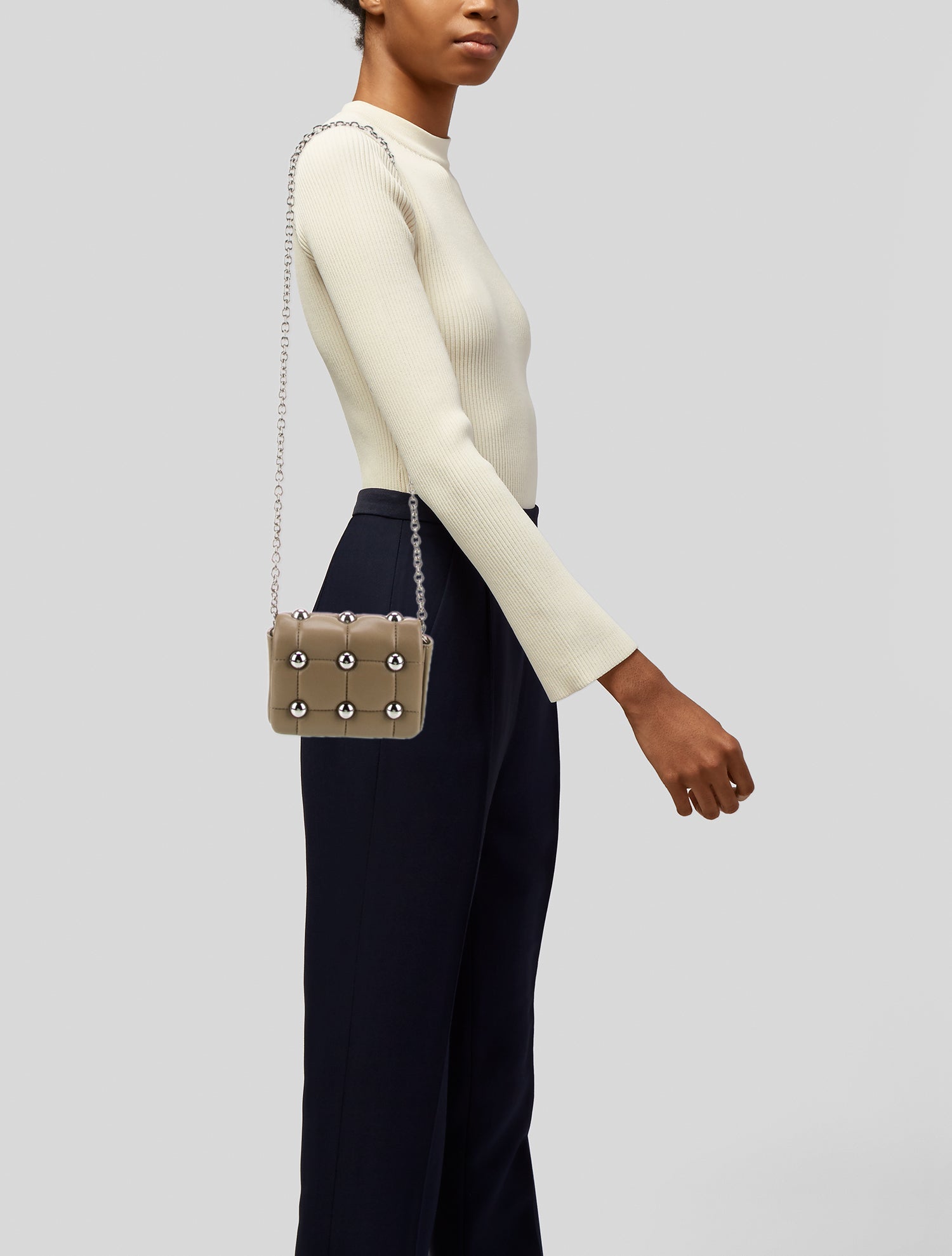 STAND STUDIO Leather Messenger Bag