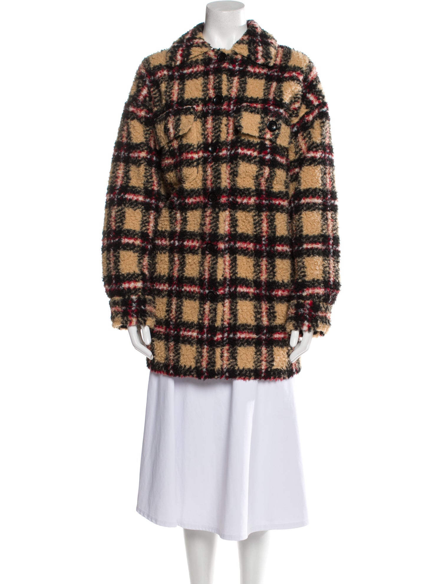 STAND STUDIO Plaid Print Jacket