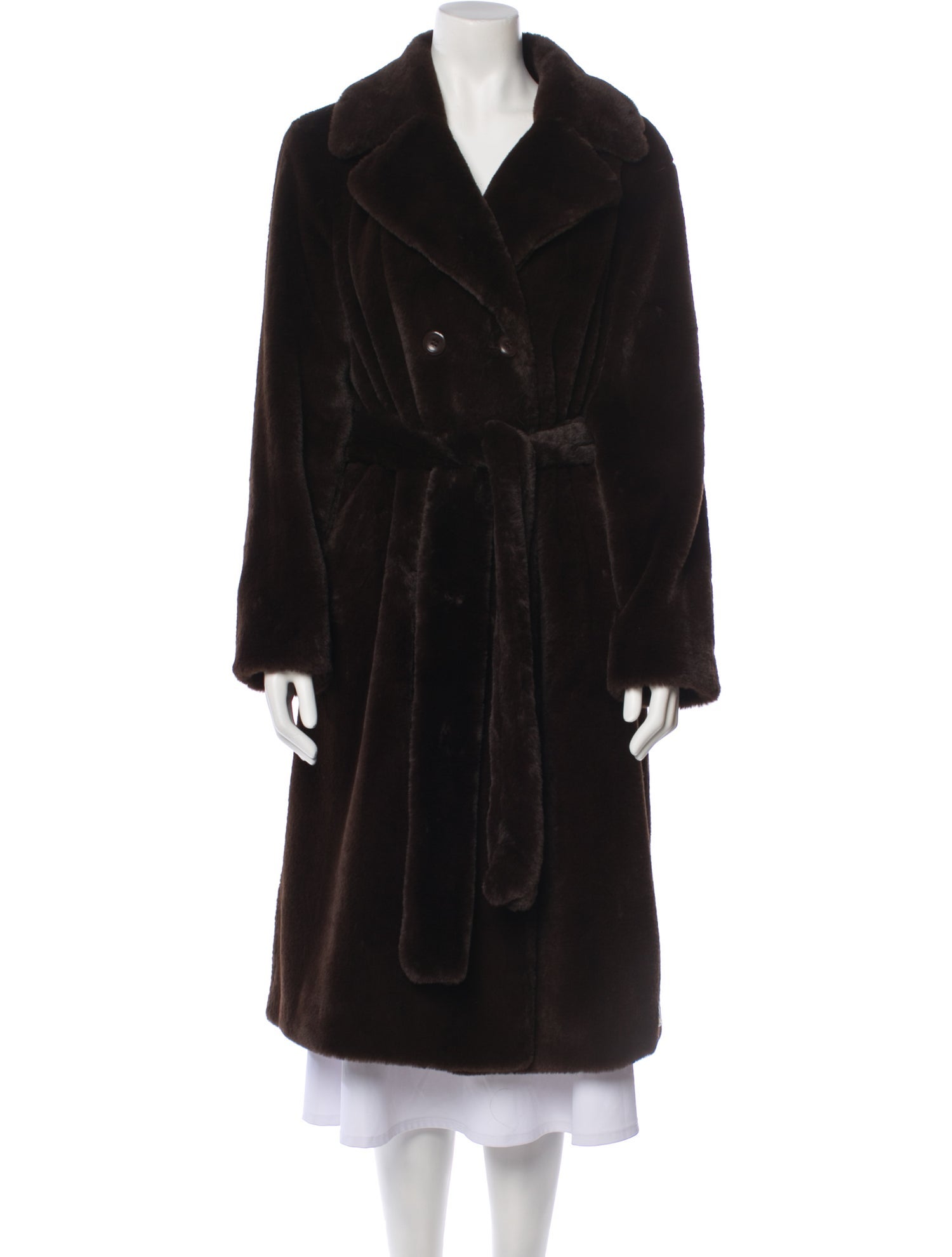 STAND STUDIO Faux Fur Coat