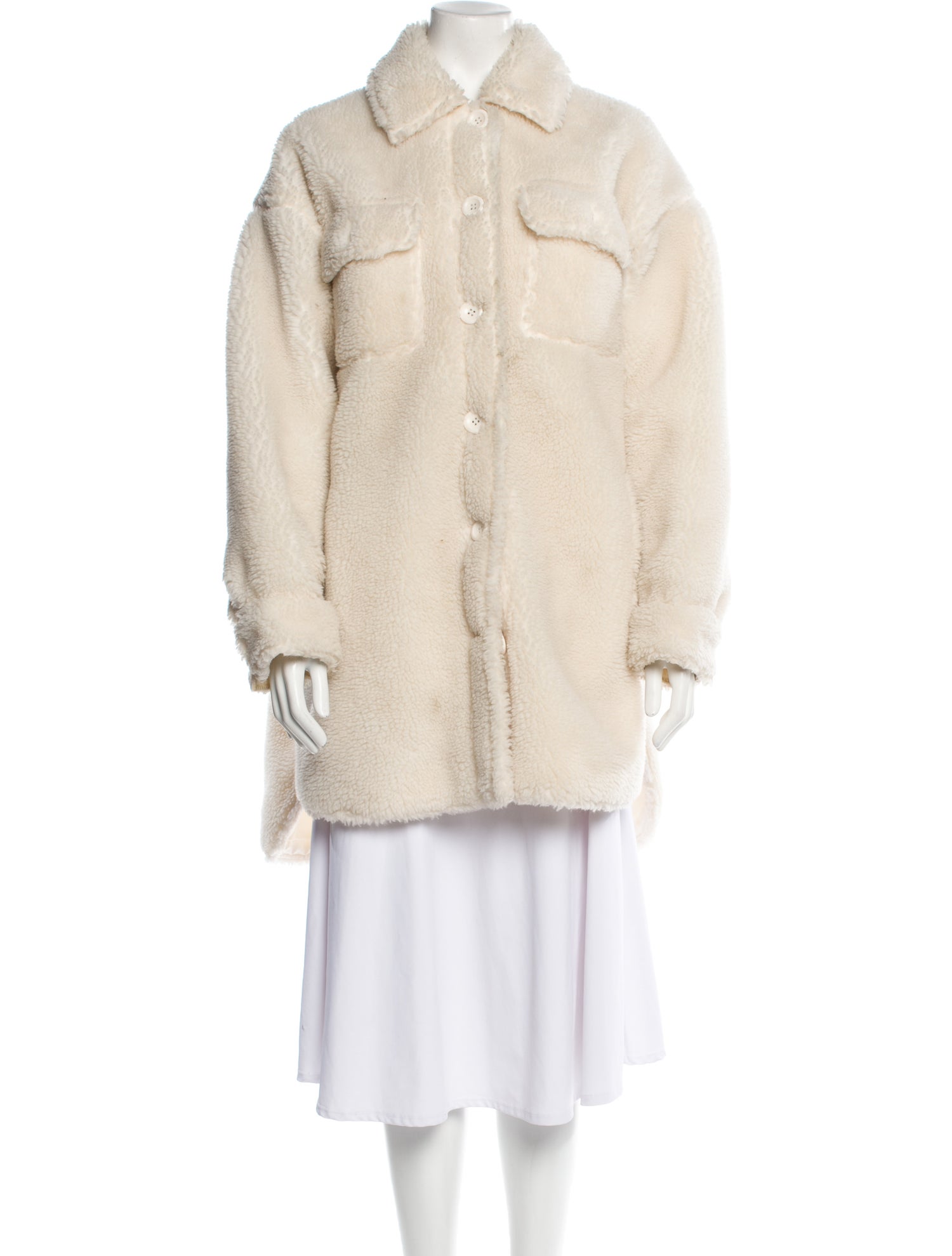 STAND STUDIO Faux Fur Coat