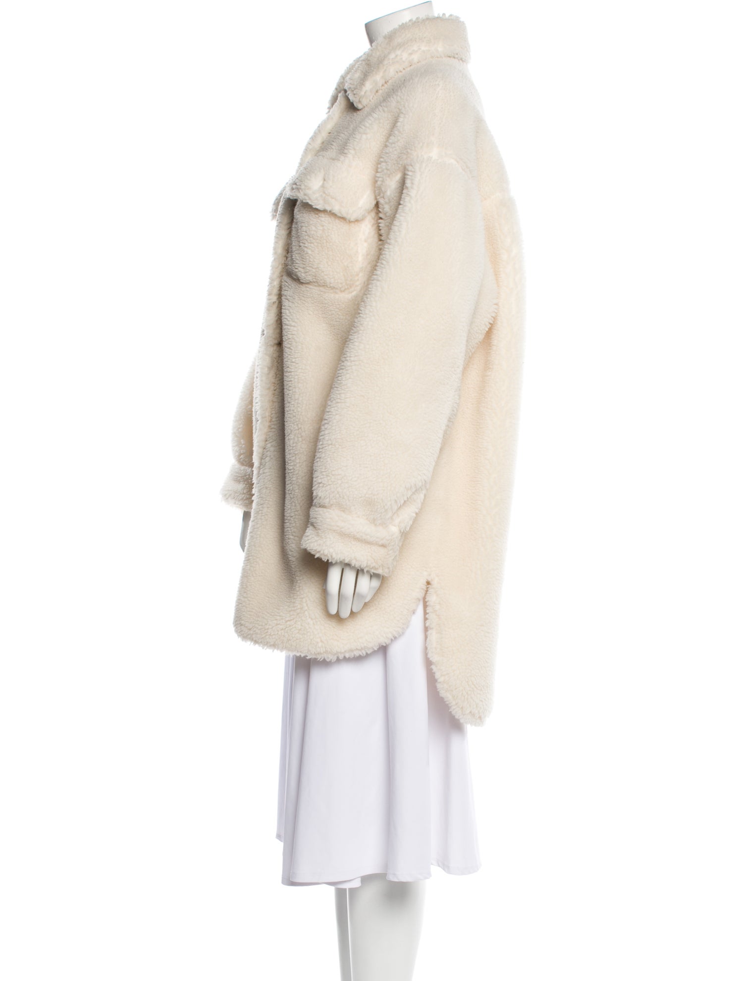 STAND STUDIO Faux Fur Coat