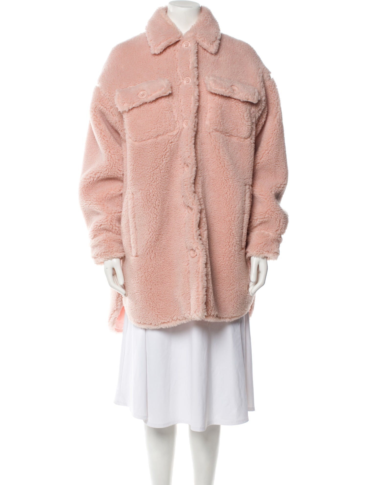 STAND STUDIO Faux Fur Coat