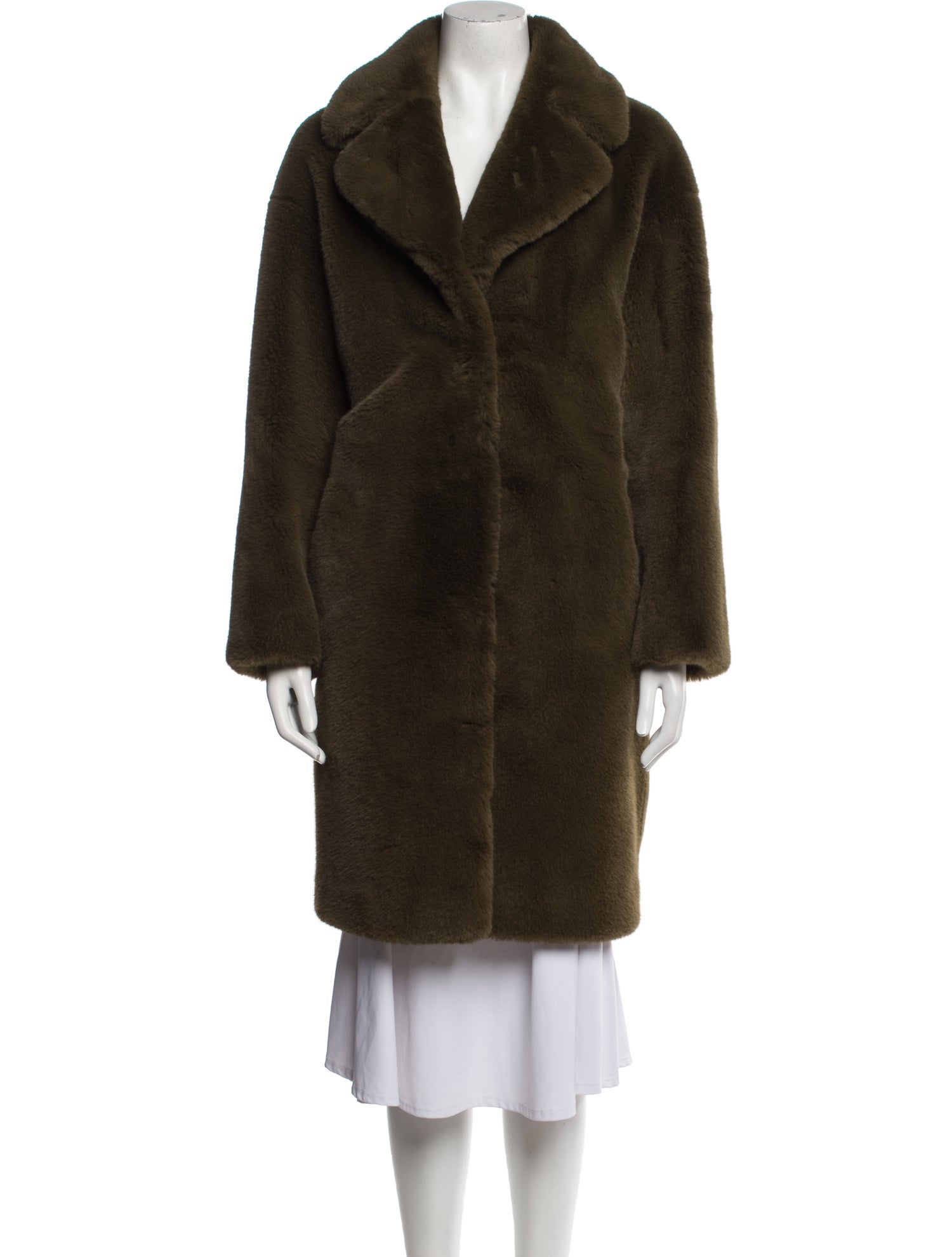 STAND STUDIO Faux Fur Faux Fur Coat