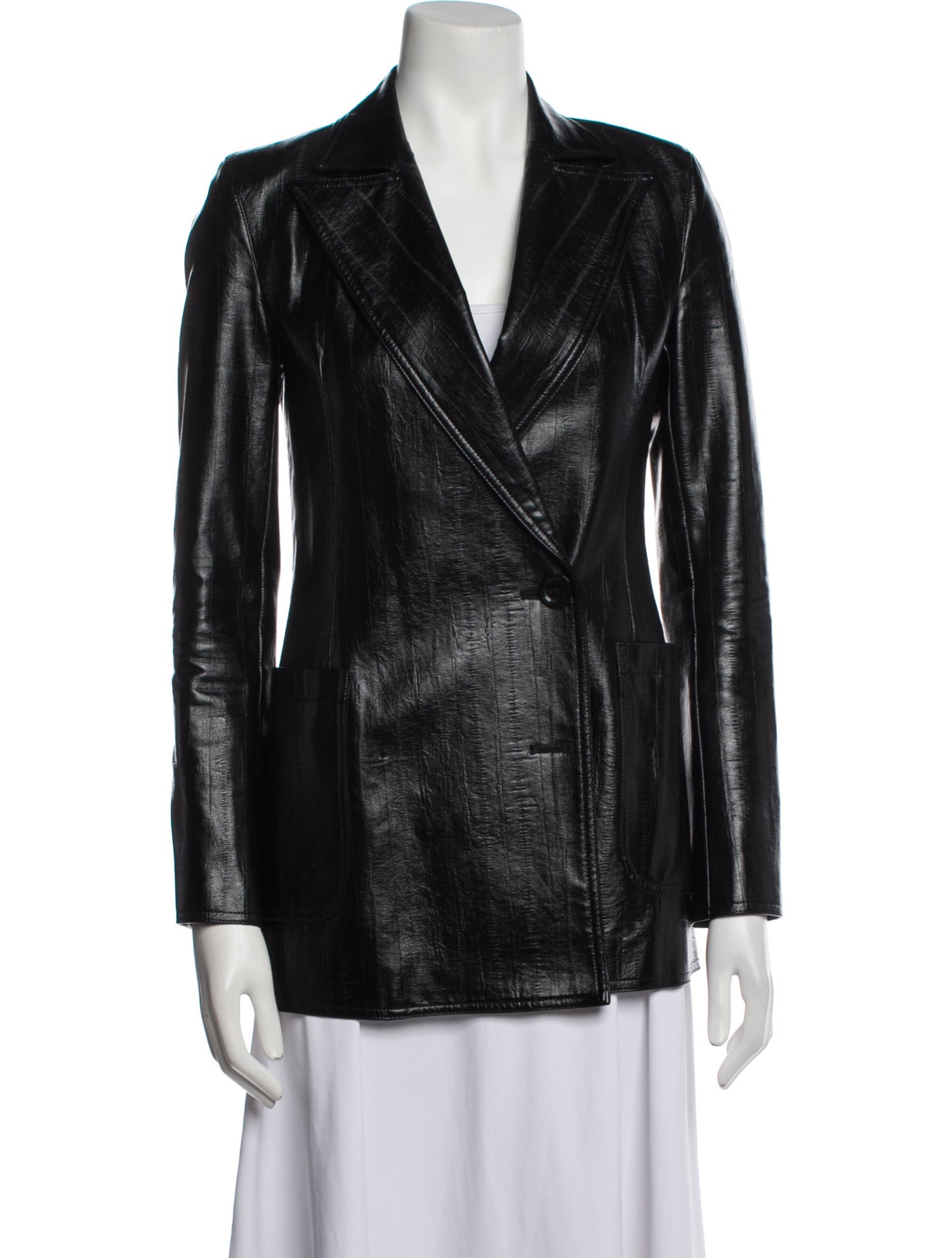STAND STUDIO Leather Blazer