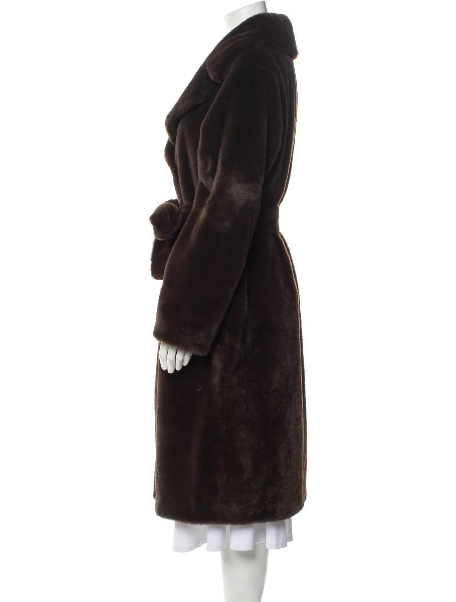 STAND STUDIO Faux Fur Coat