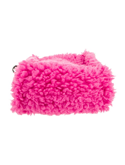 STAND STUDIO Shearling Top Handle Bag