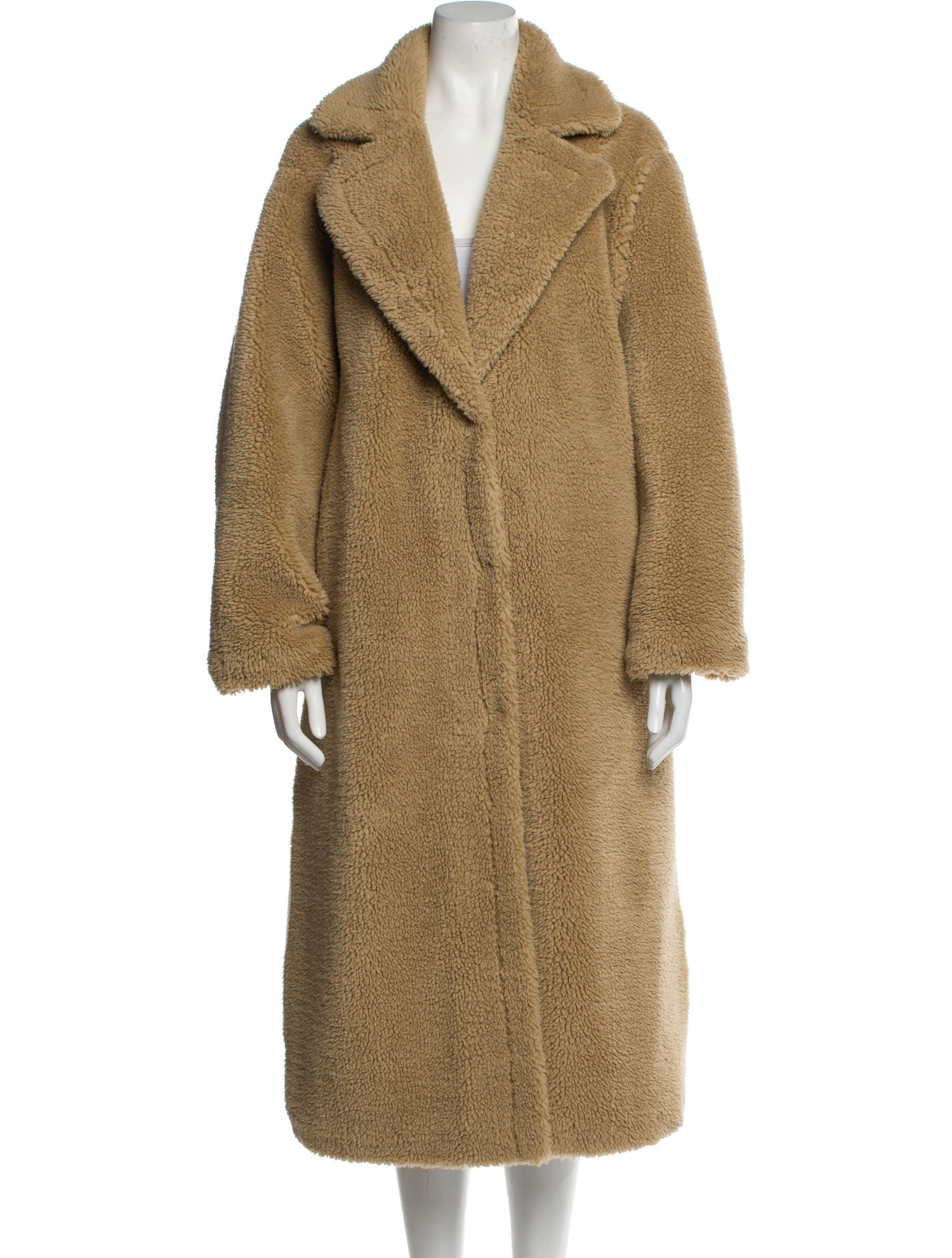 STAND STUDIO Faux Shearling Faux Fur Coat